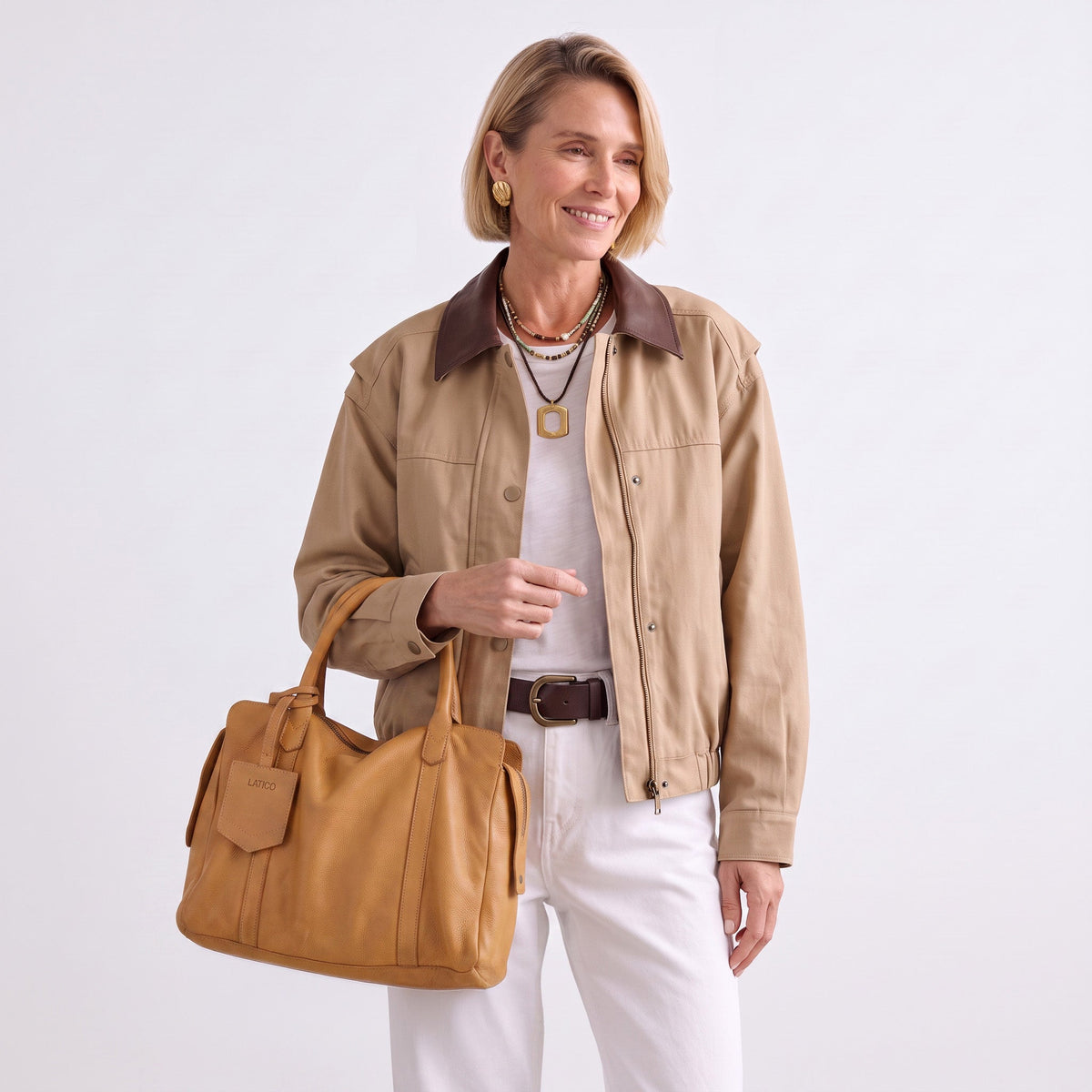 James Leather Crossbody Bag - Image 36