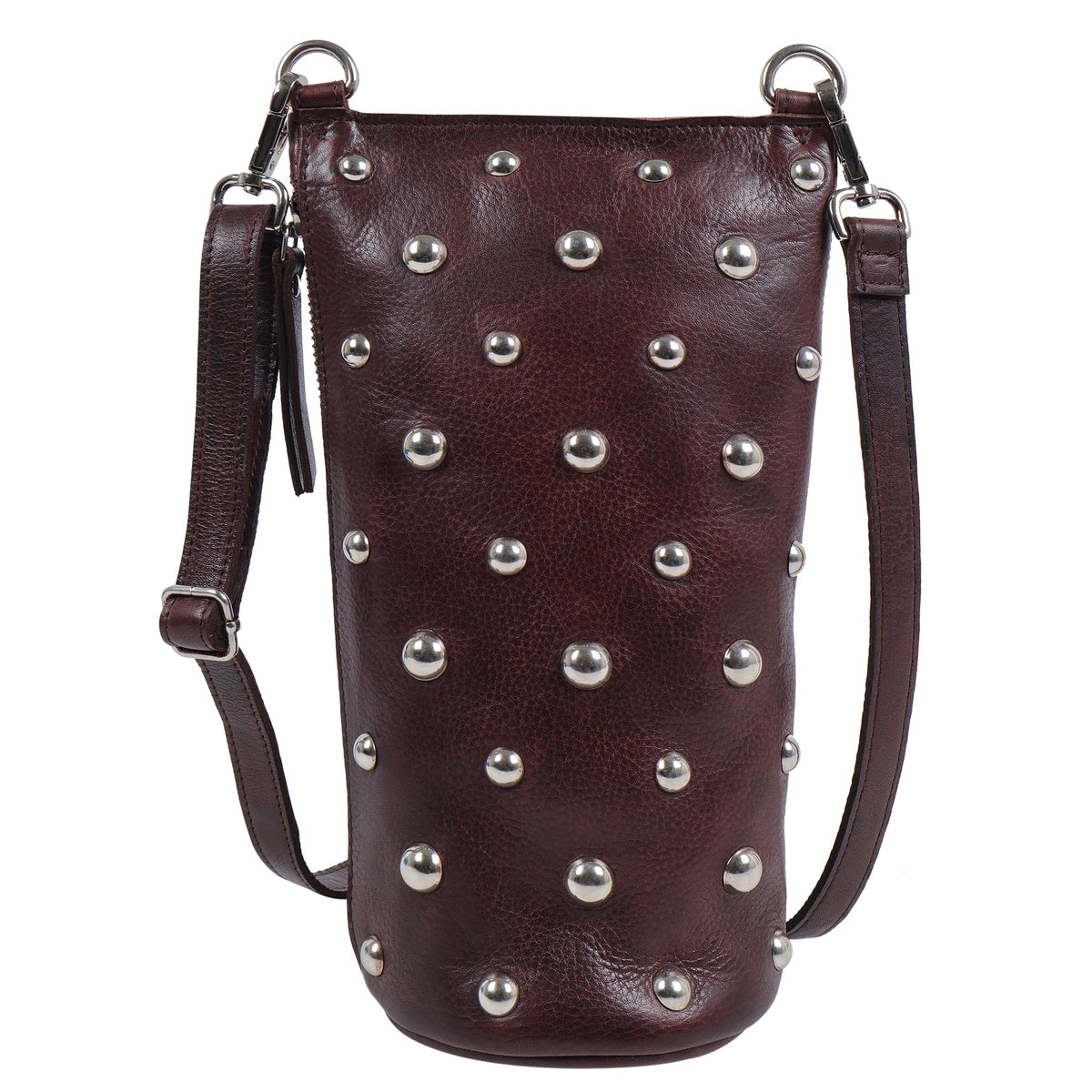 Tepper Leather Crossbody - Brown