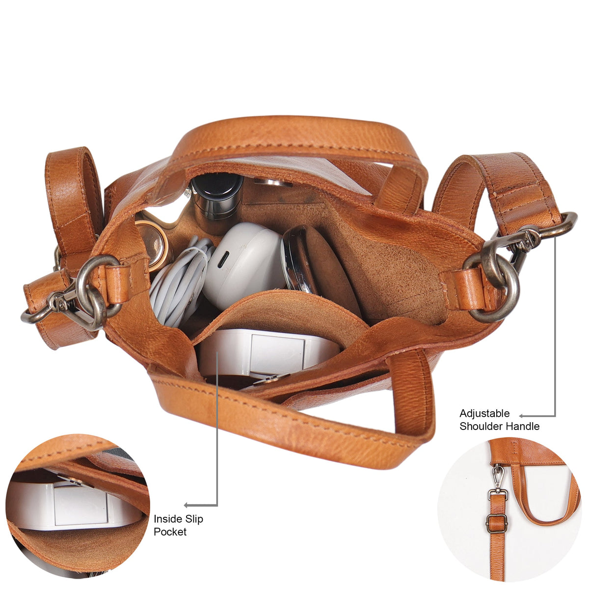 Fay Leather Crossbody - Image 3