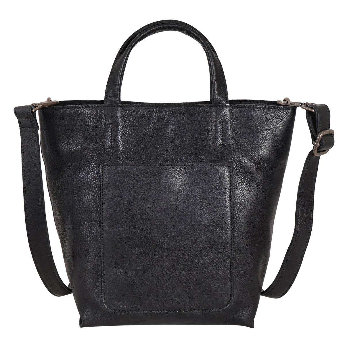Fiona Leather Crossbody - Black