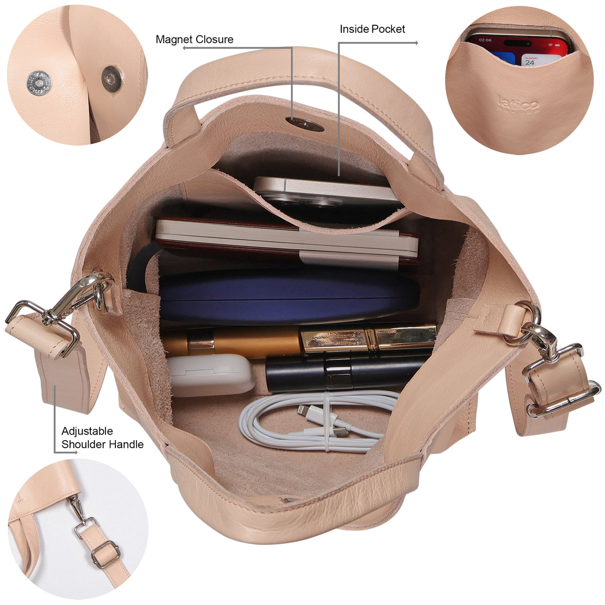 Fiona Leather Crossbody - Image 4