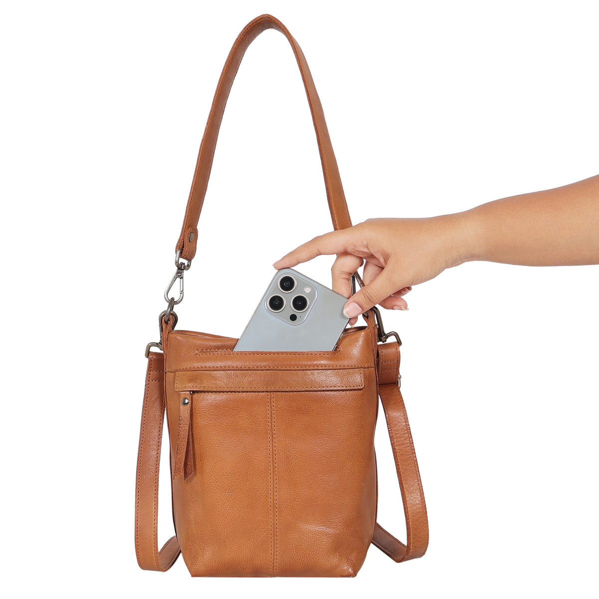 Fran Leather Crossbody - Image 23