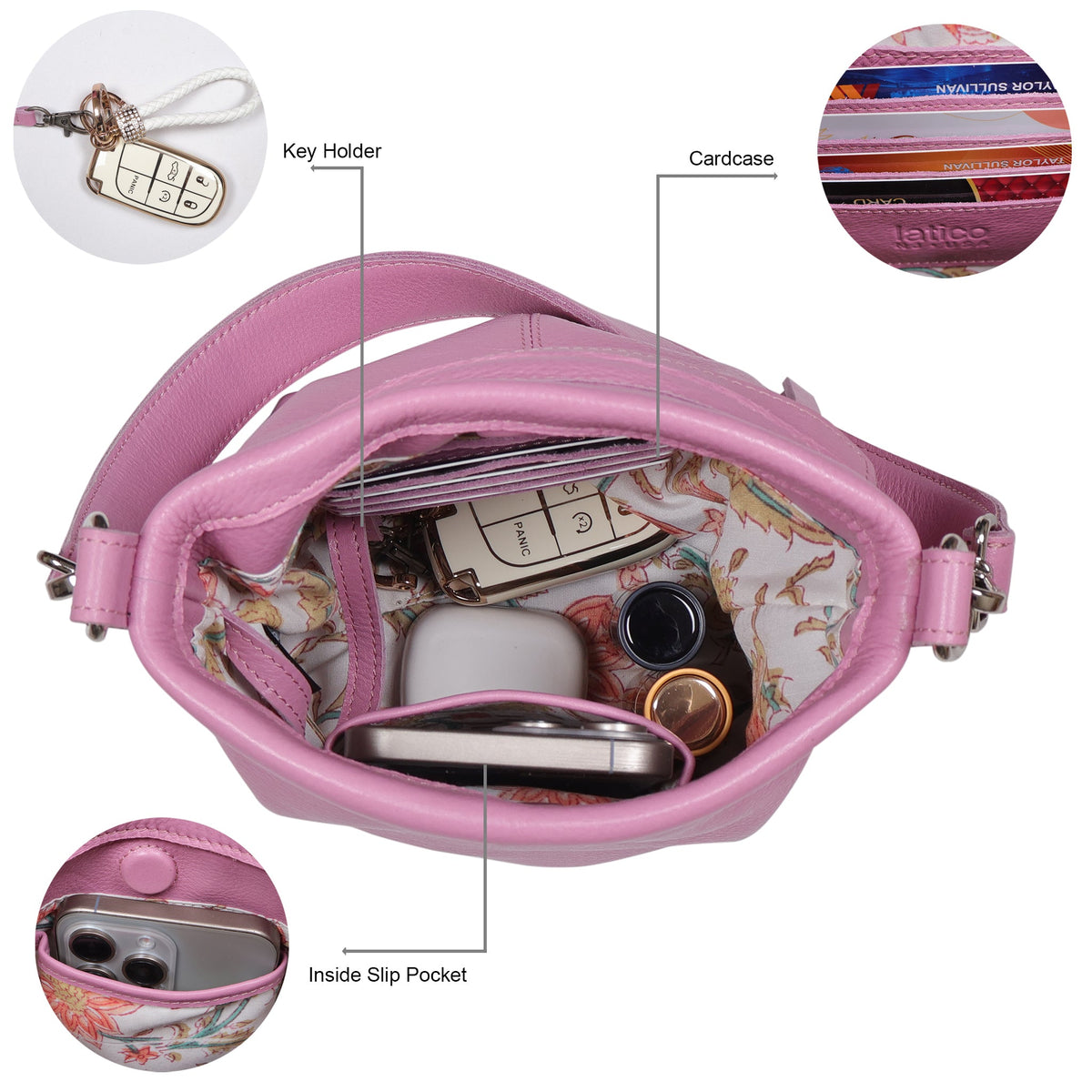 Fran Leather Crossbody - Image 27