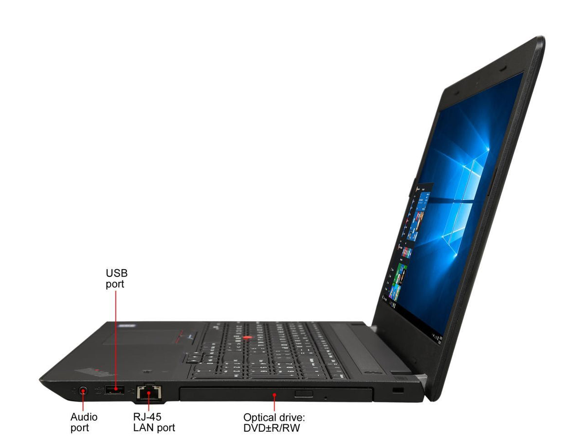 Lenovo ThinkPad E570 15.6" - i5-7200U - 8GB RAM - 256GB SSD - DVDRW - 20H500A9US - Image 2