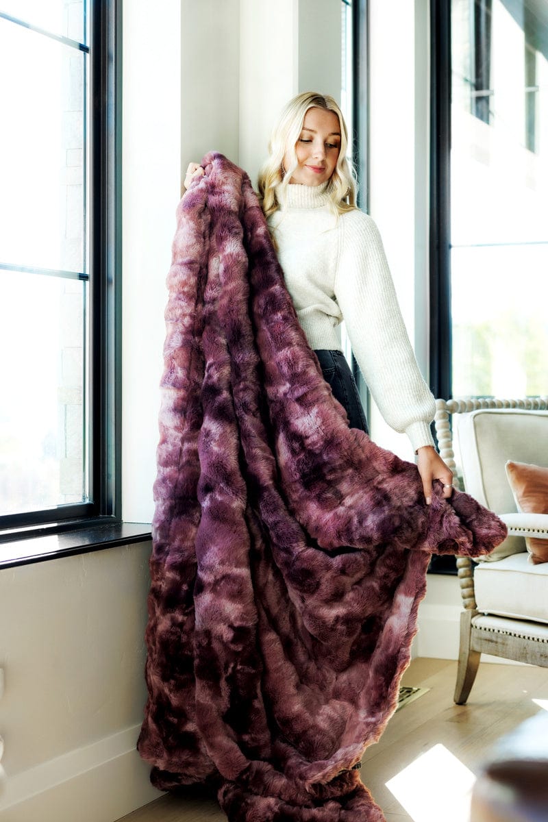 Premium Cloud Windsor Wine Blanket - Image 2