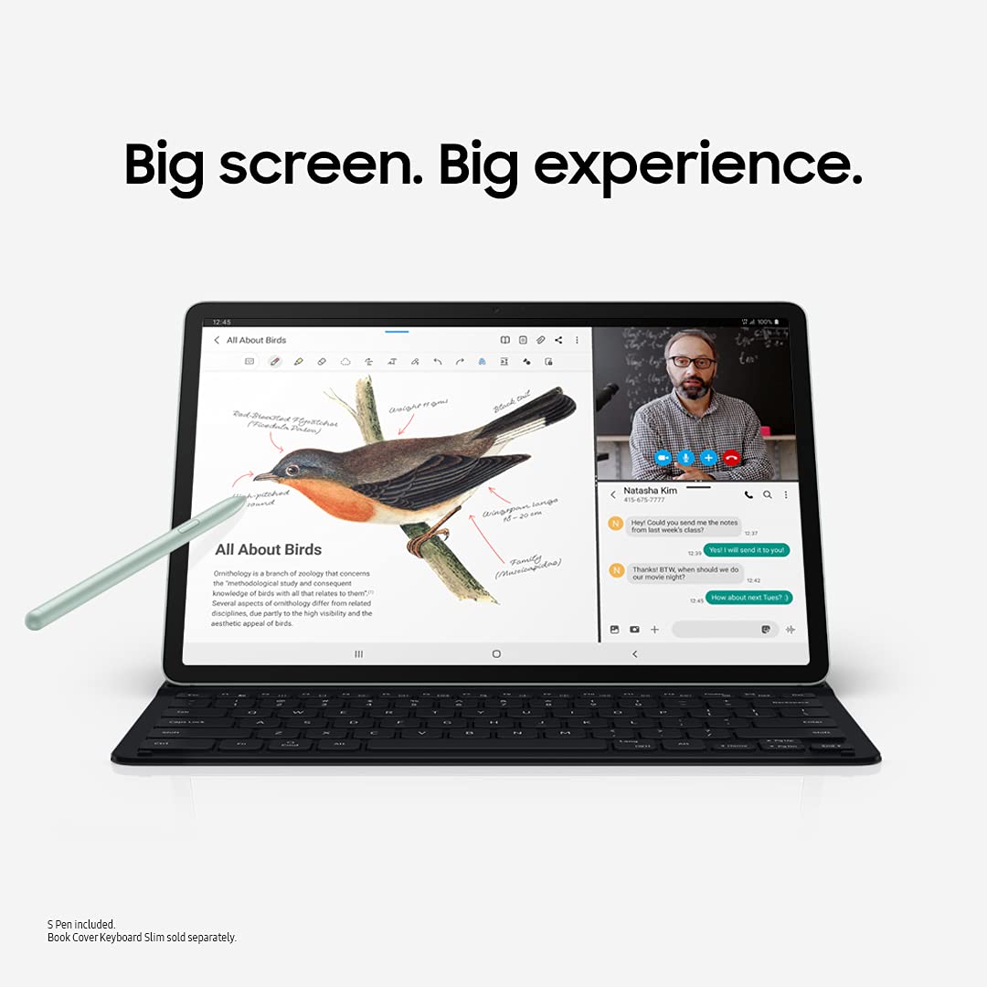 Samsung Galaxy Tab S7 FE - 12.4" 256GB - Wi-Fi - Mystic Green - SM-T733NLGFXAR - Image 6