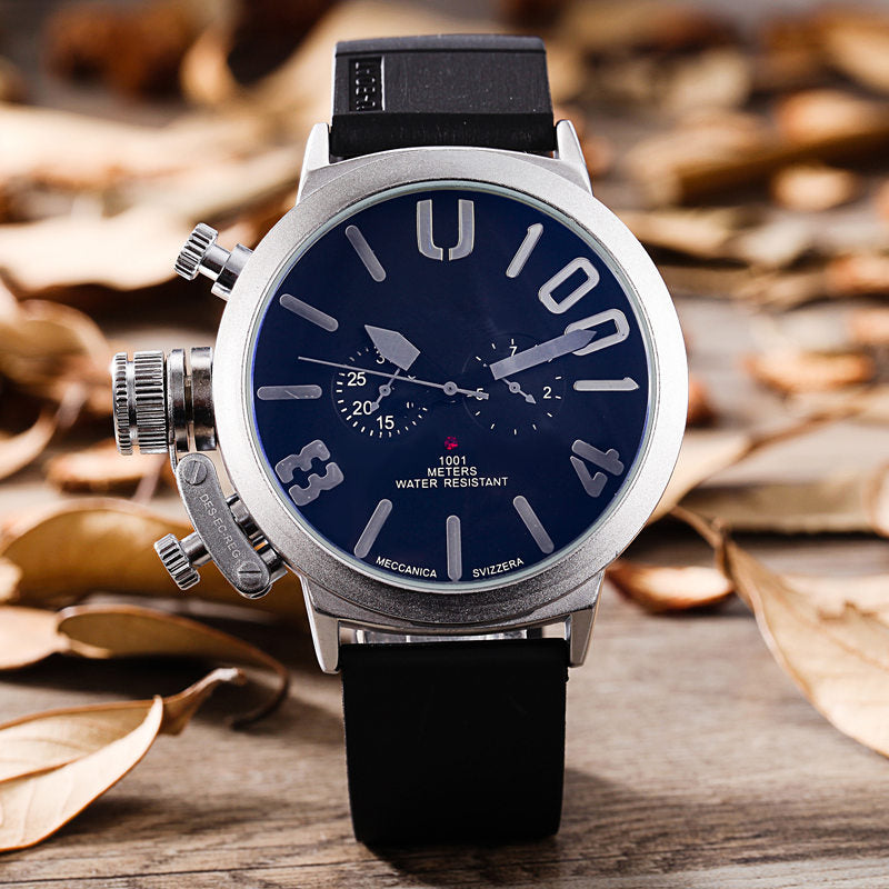 Self-Winding Stainless Steel Wristwatch - Gray