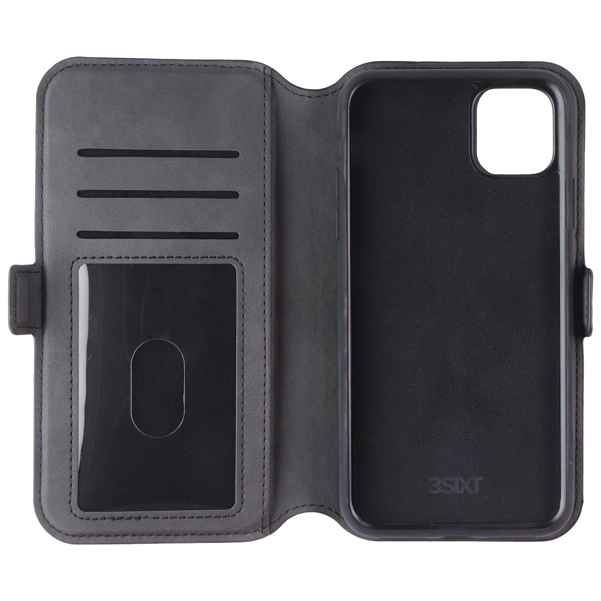 3SIXT NeoWallet Series Folio Case for Apple iPhone 11 Pro Max - Black - New - Image 5