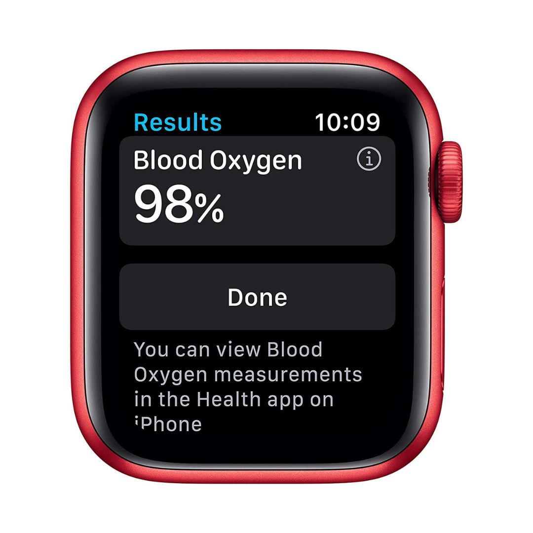 Restored Apple Watch Series 6 (GPS + Cellular) 44mm (PRODUCT)RED Aluminum Case with Red Sports Band - M07K3LL/A - Image 3
