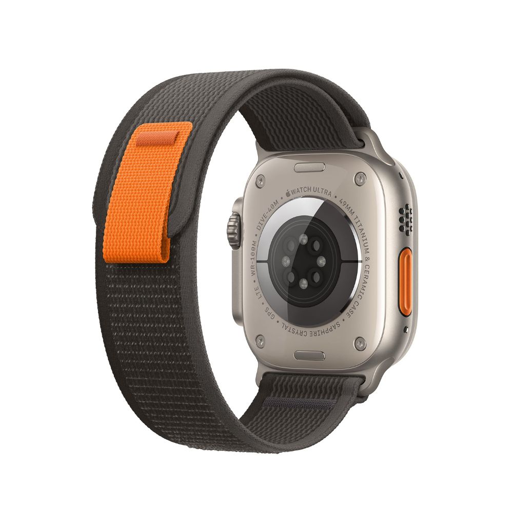 Apple Watch Ultra (GPS+Cell) 49mm Titanium Case w/ Black/Gray Trail Loop - S/M - MQF43LL/A - Image 3