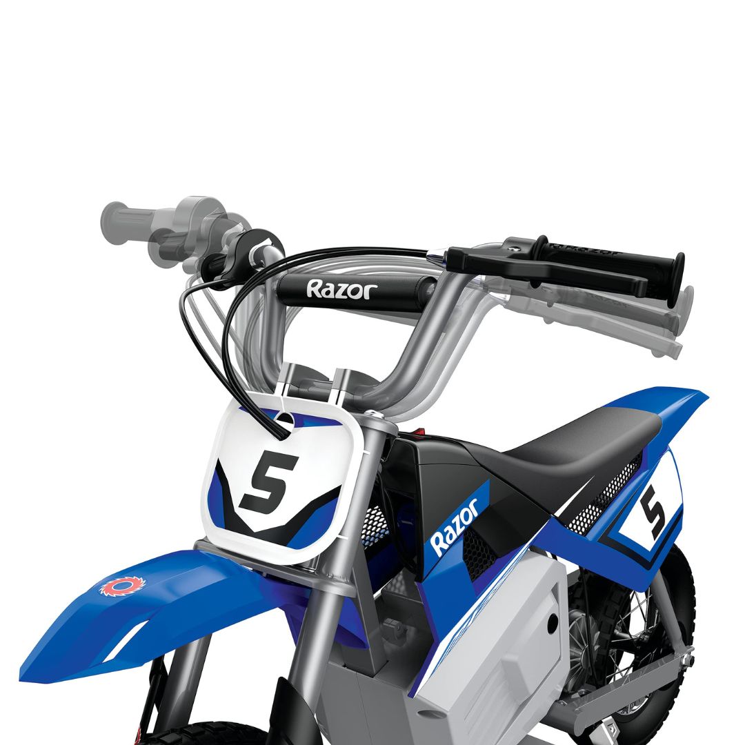 Razor - Dirt Rocket MX350 w/7 miles Max Operating Range & 14 mph Max Speed - Blue - 15128040 - Image 4
