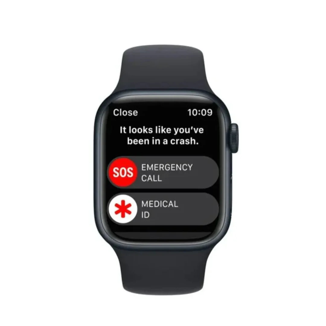 Apple Watch Series 8 (GPS + Cellular) 45mm Aluminum Case with Midnight Sport Band - S/M - MNVJ3LL/A - Image 3