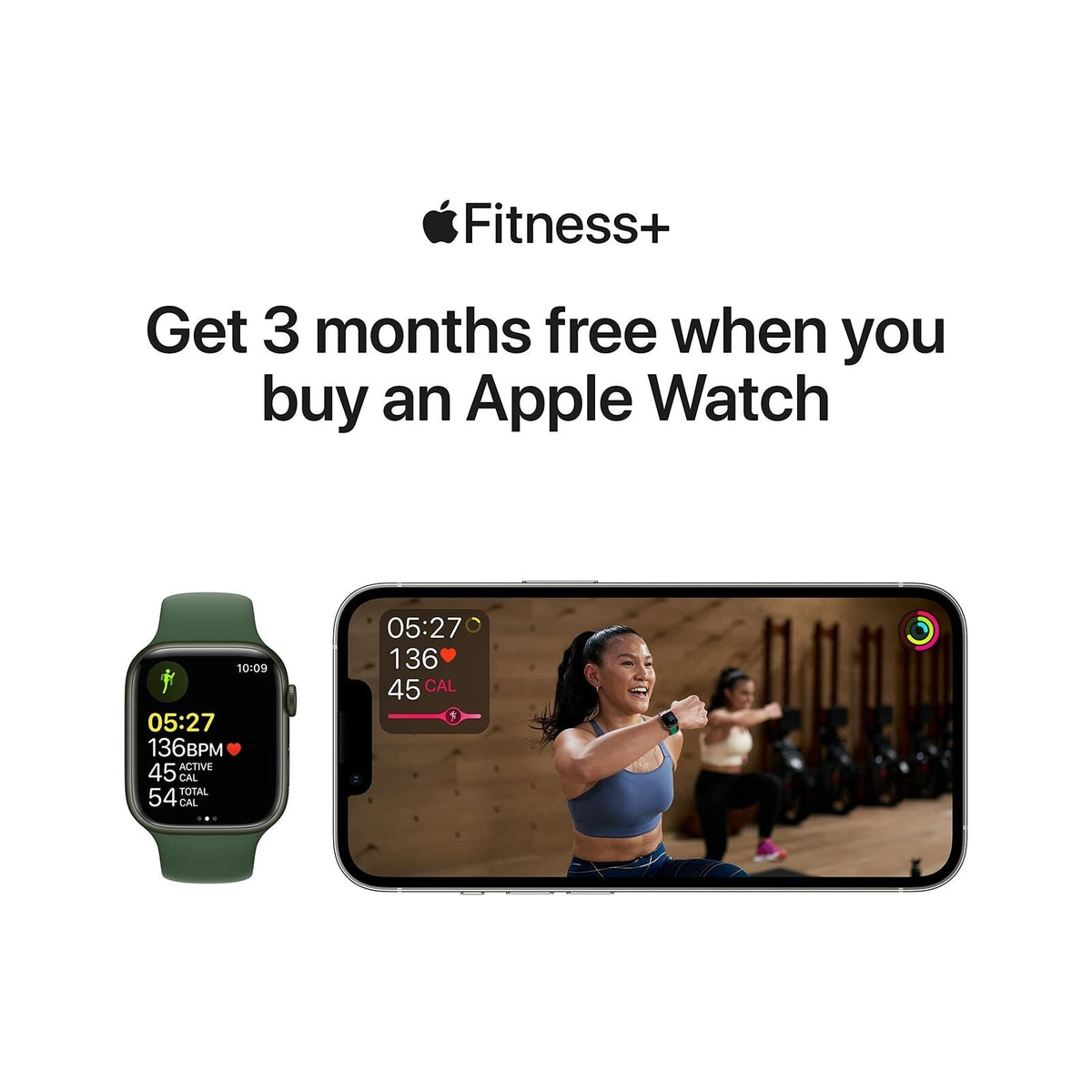 Apple Watch Series 7 GPS CEL 41MM - Midnight with Midnight Sport Band - MKH73LL/A - Image 7