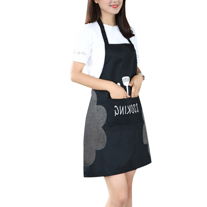 Home Kitchen Apron - Black