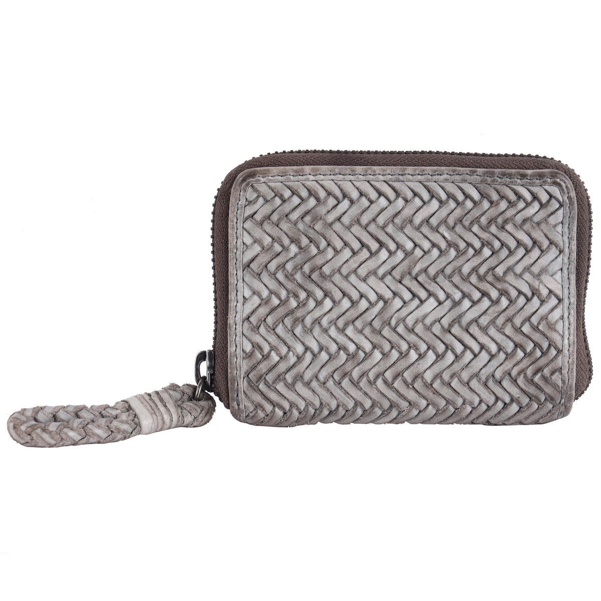 Smith Leather Wallet - Grey