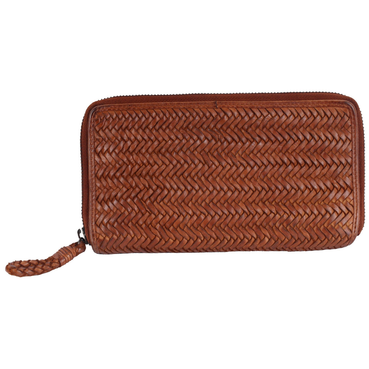 Talulah Leather Wallet - Cognac