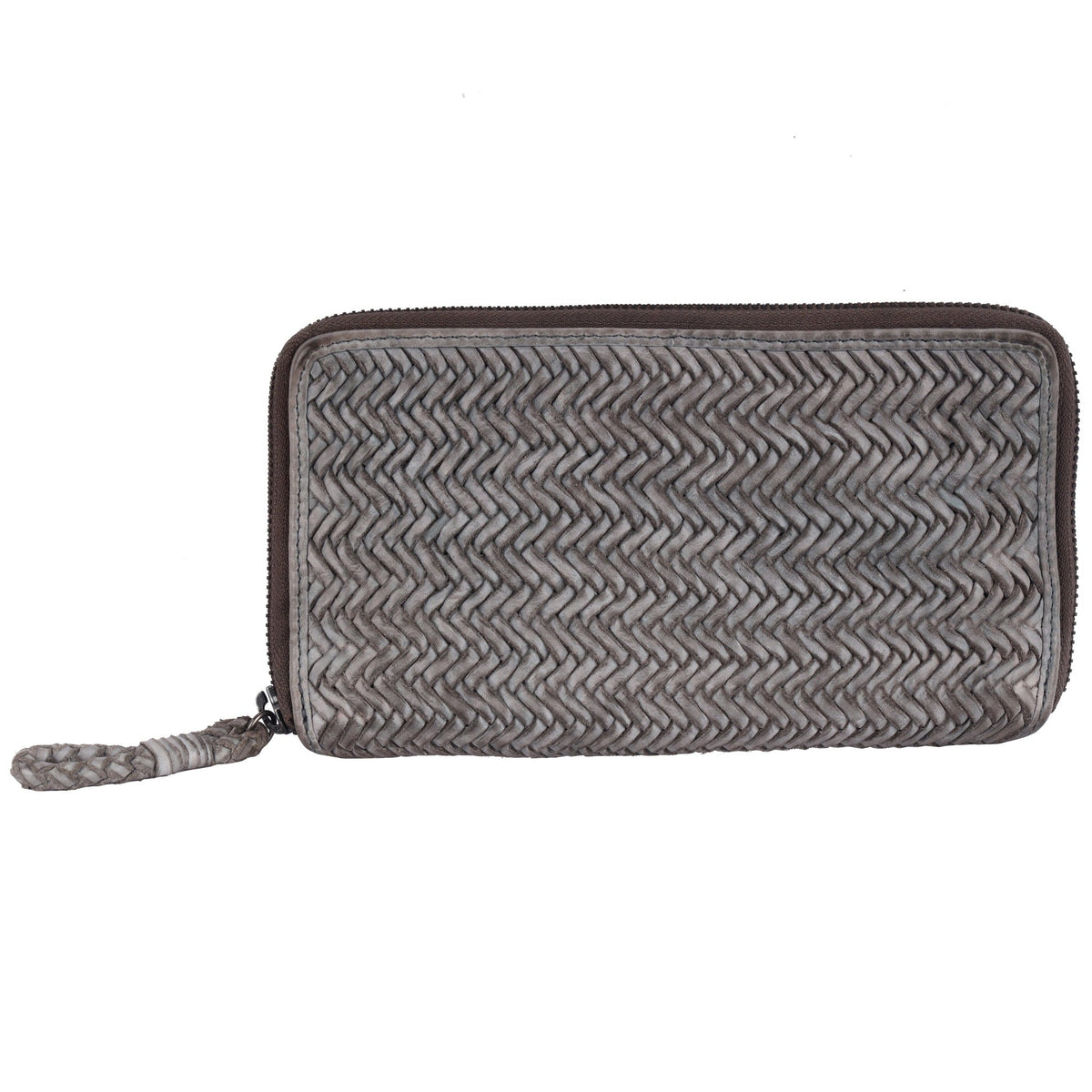 Talulah Leather Wallet - Grey