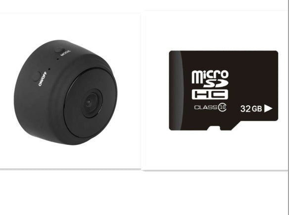A9 1080P HD Wireless Night Vision Wifi Camera - Black32G