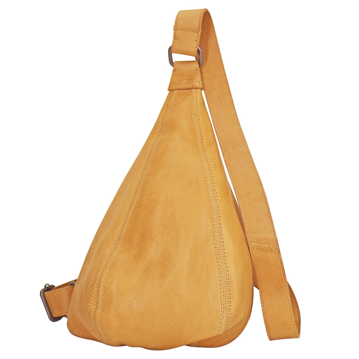 Hippie Leather Sling Bag (Sm) - Camel