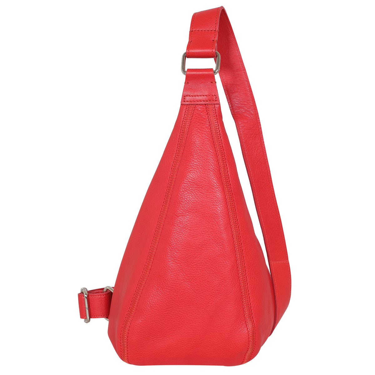 Hippie Leather Sling Bag (Sm) - Red