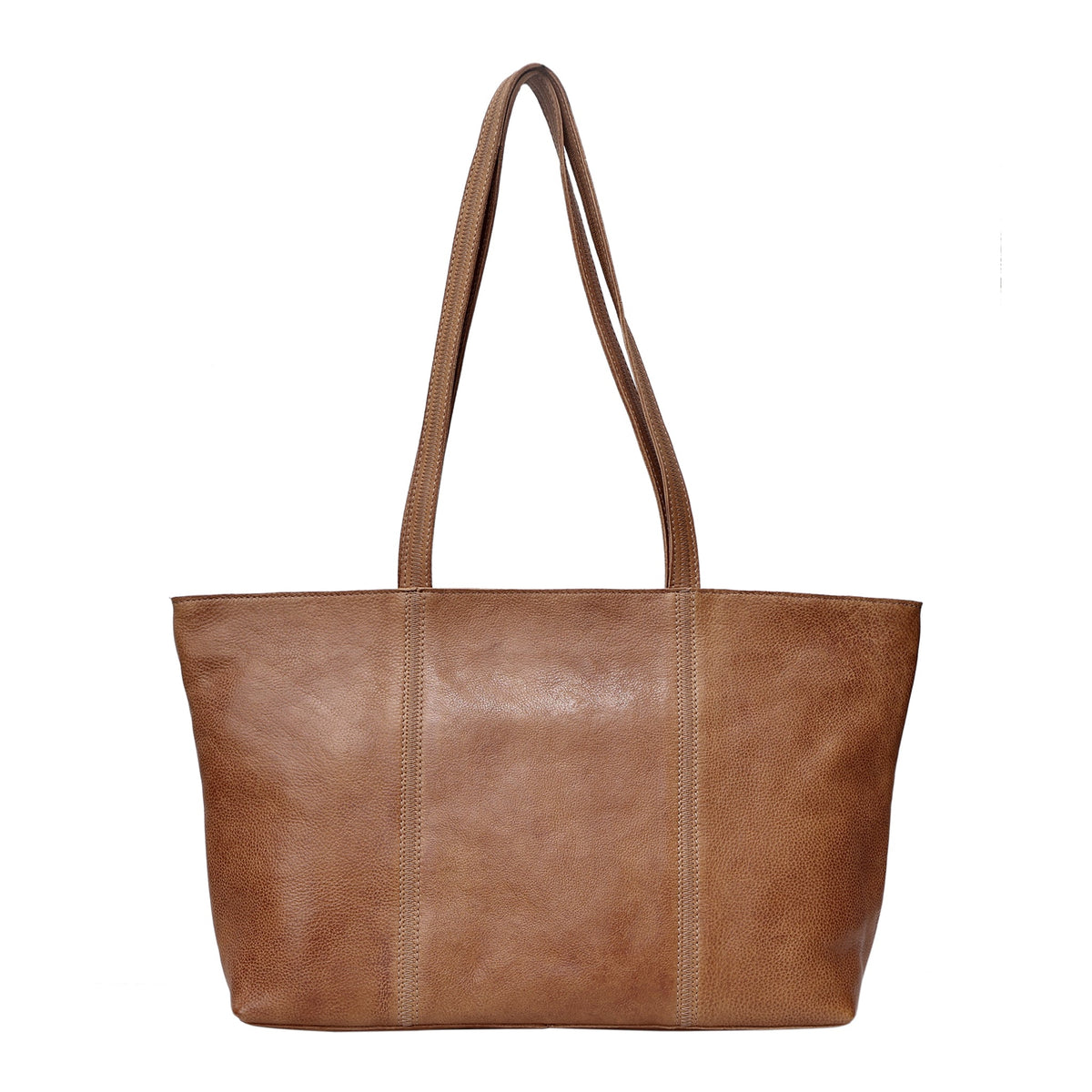 Margot Leather Tote Bag - Cognac