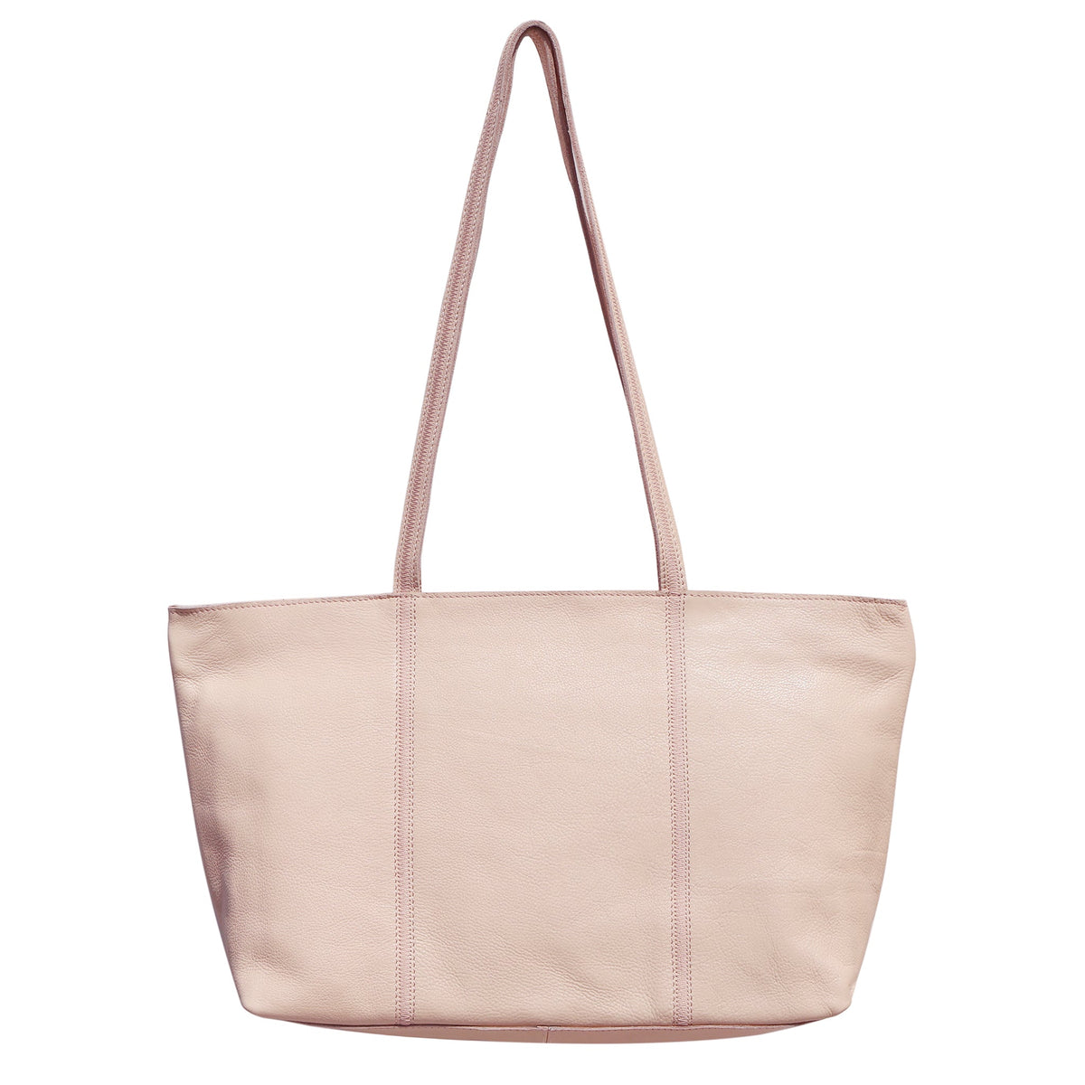 Margot Leather Tote Bag - Rosa