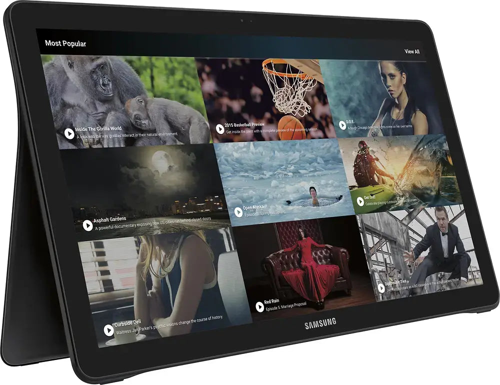 Samsung Galaxy Tab View 8.4 Wi-Fi Tablet - 32GB - Black - SM-T670NZKAXAR - Image 3