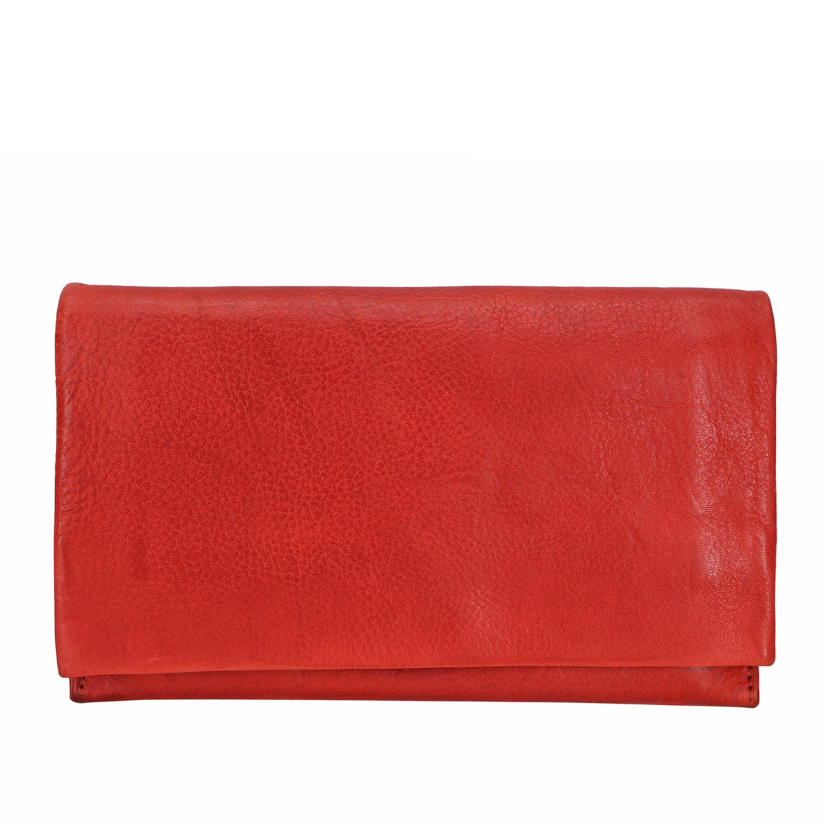 Eloise Leather Wallet - Red