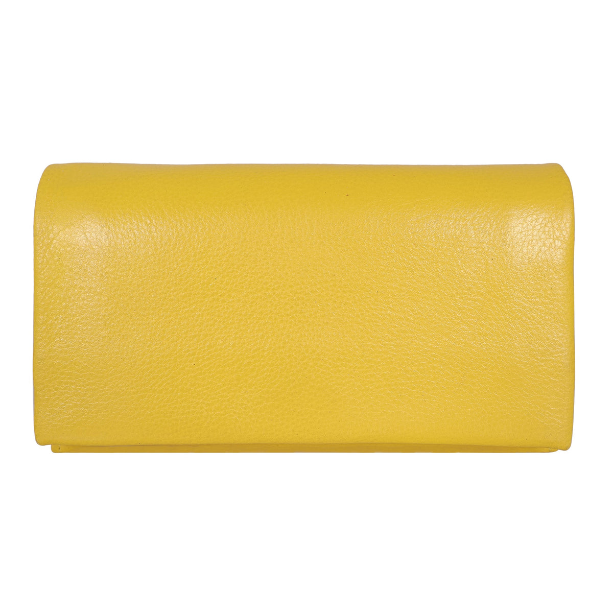Eloise Leather Wallet - Lemon