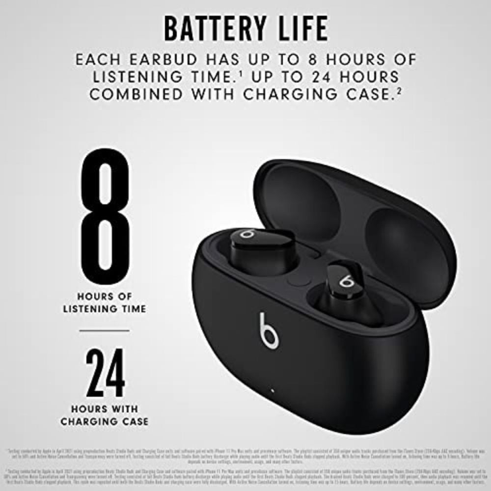 Beats Studio Buds Totally Wireless Noise Cancelling Earbuds - Black - MJ4X3LL/A - Image 5