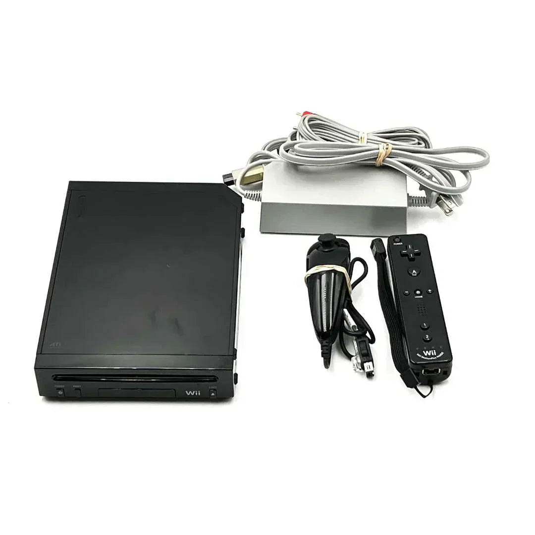 Nintendo Wii Black Console - RVKSKAAH - Image 2