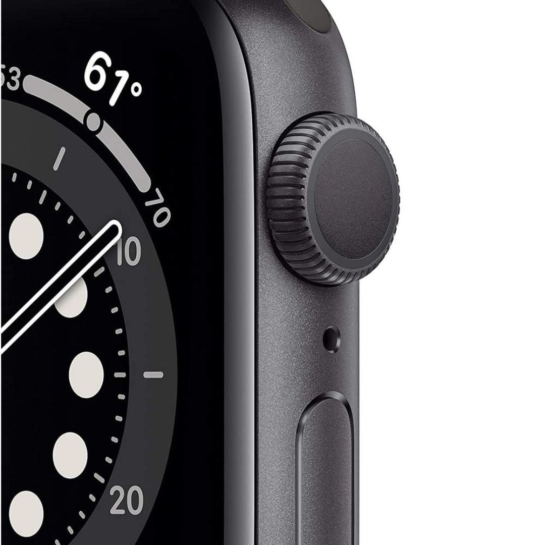 Apple Watch Series 6 (GPS + Cellular, 40mm) - Space Gray Aluminum Case with Black Sport Band - M02Q3LL/A - Image 4