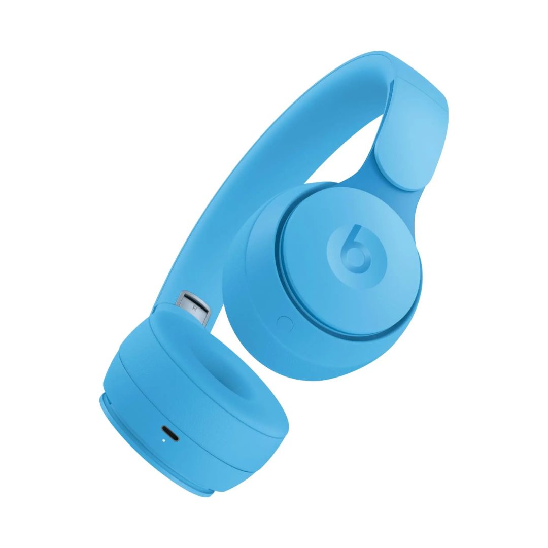 Beats Solo Pro More Matte Collection Wireless Noise Cancelling On-Ear Headphones – Light Blue – MRJ92LL/A - Image 4