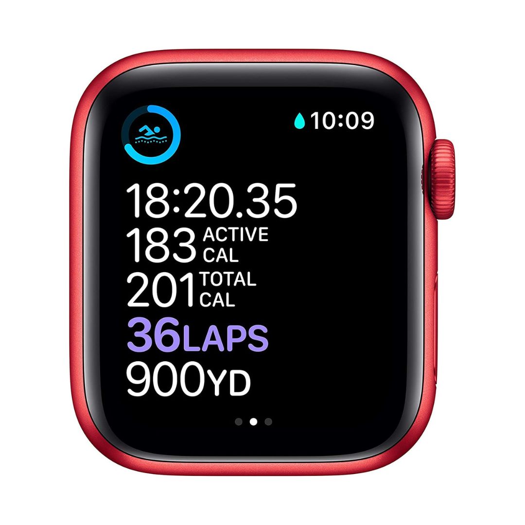 Restored Apple Watch Series 6 (GPS + Cellular) 44mm (PRODUCT)RED Aluminum Case with Red Sports Band - M07K3LL/A - Image 4