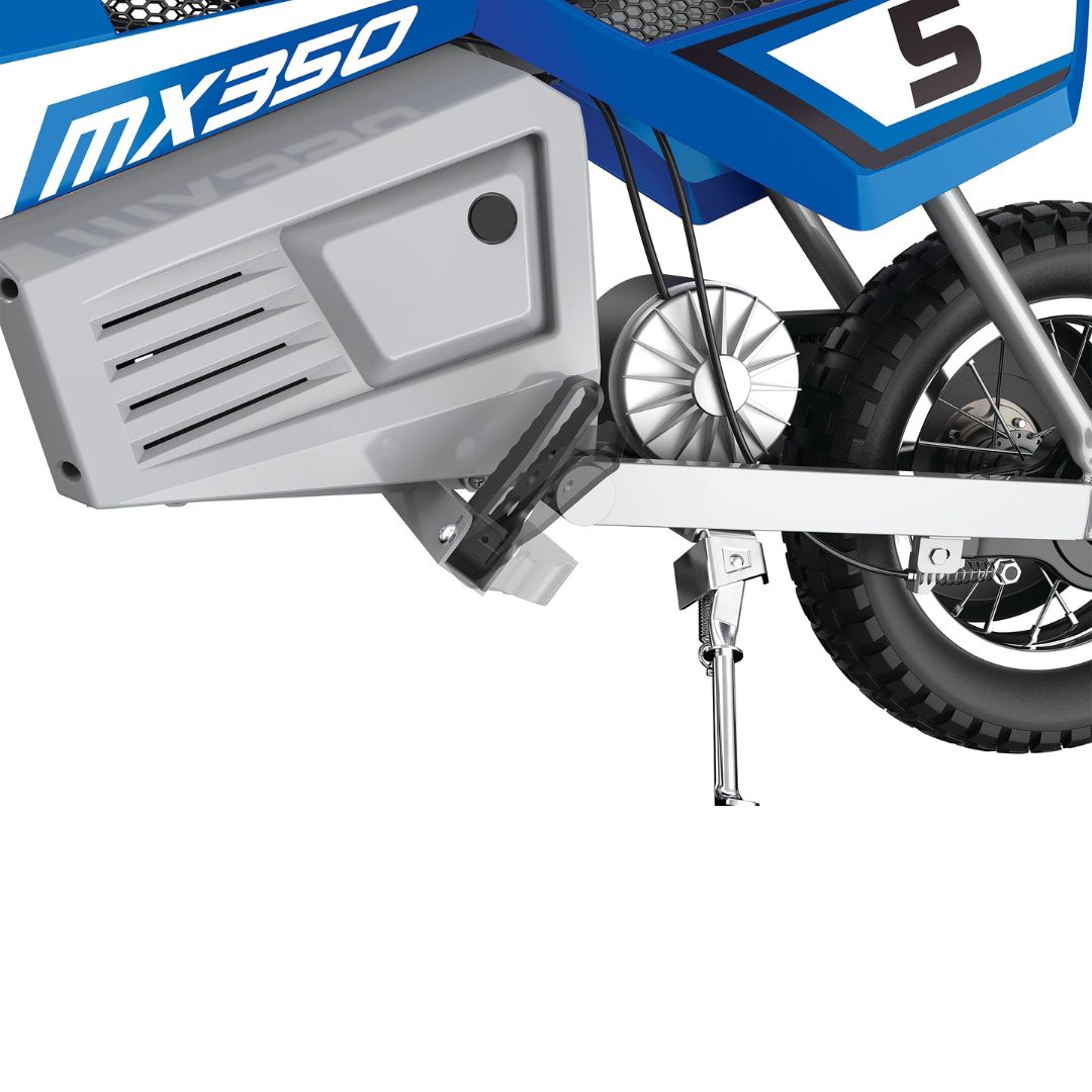 Razor - Dirt Rocket MX350 w/7 miles Max Operating Range & 14 mph Max Speed - Blue - 15128040 - Image 5