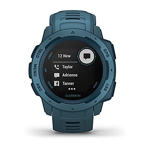 Garmin - Instinct Smartwatch Fiber-Reinforced Polymer - Lakeside Blue - 010-02064-04 - Image 7