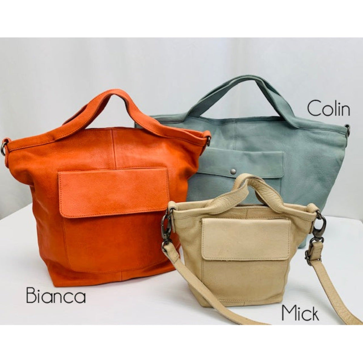 Bianca Leather Crossbody Bag - Image 34