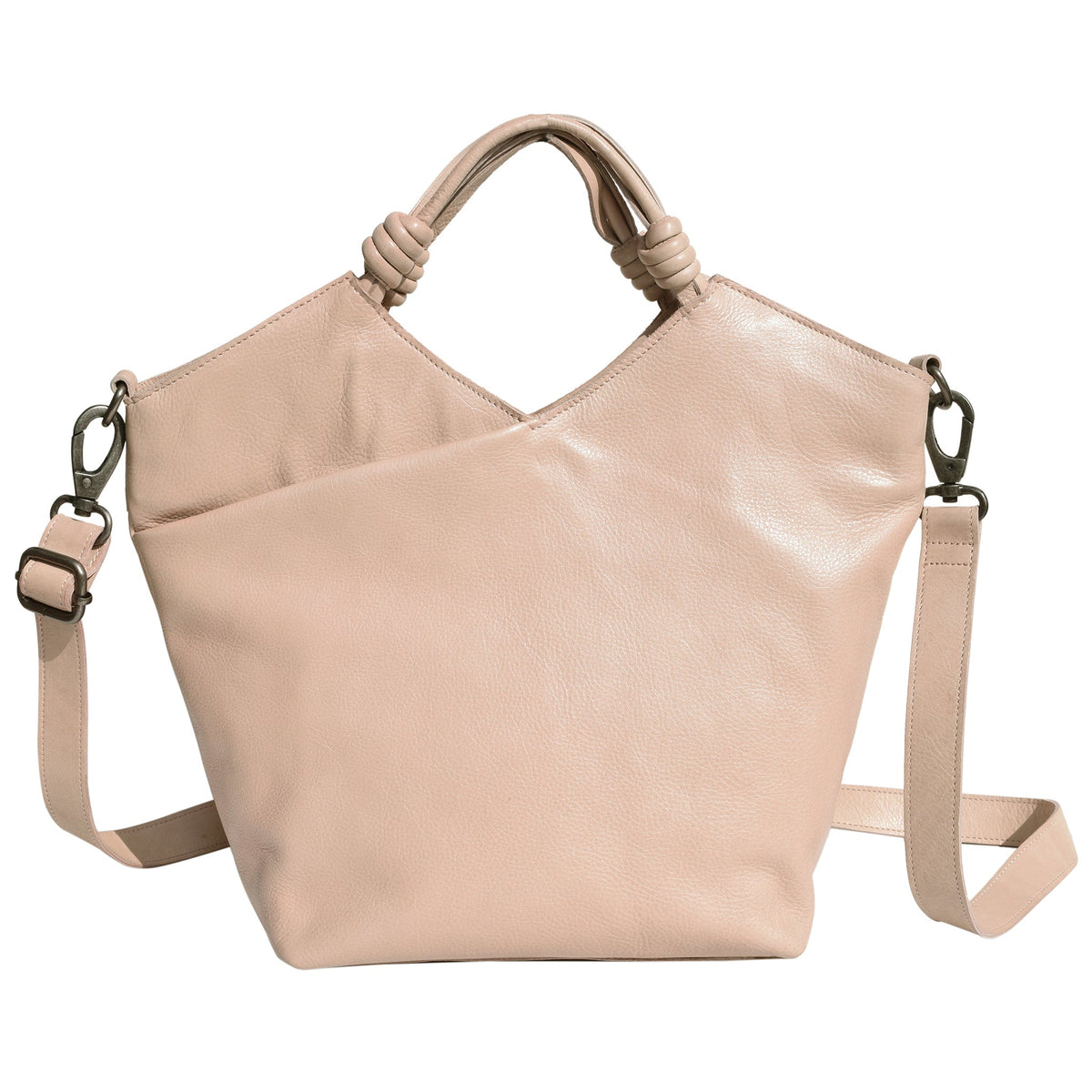 Nash Leather Crossbody Bag - Rosa