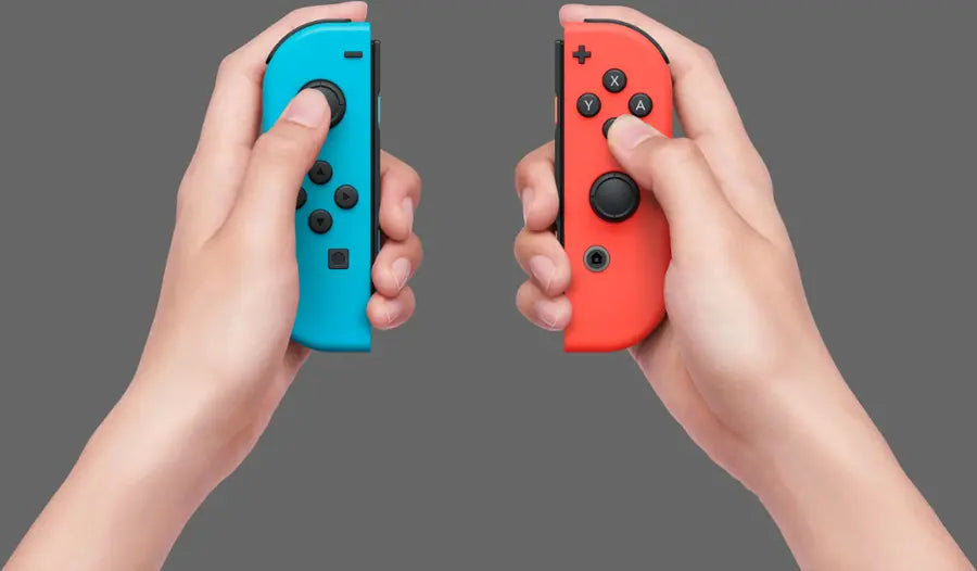 Nintendo Joy-Con (L/R) Wireless Controllers for Nintendo Switch - Neon Red/Neon Blue - HACAJAEAA - Image 2