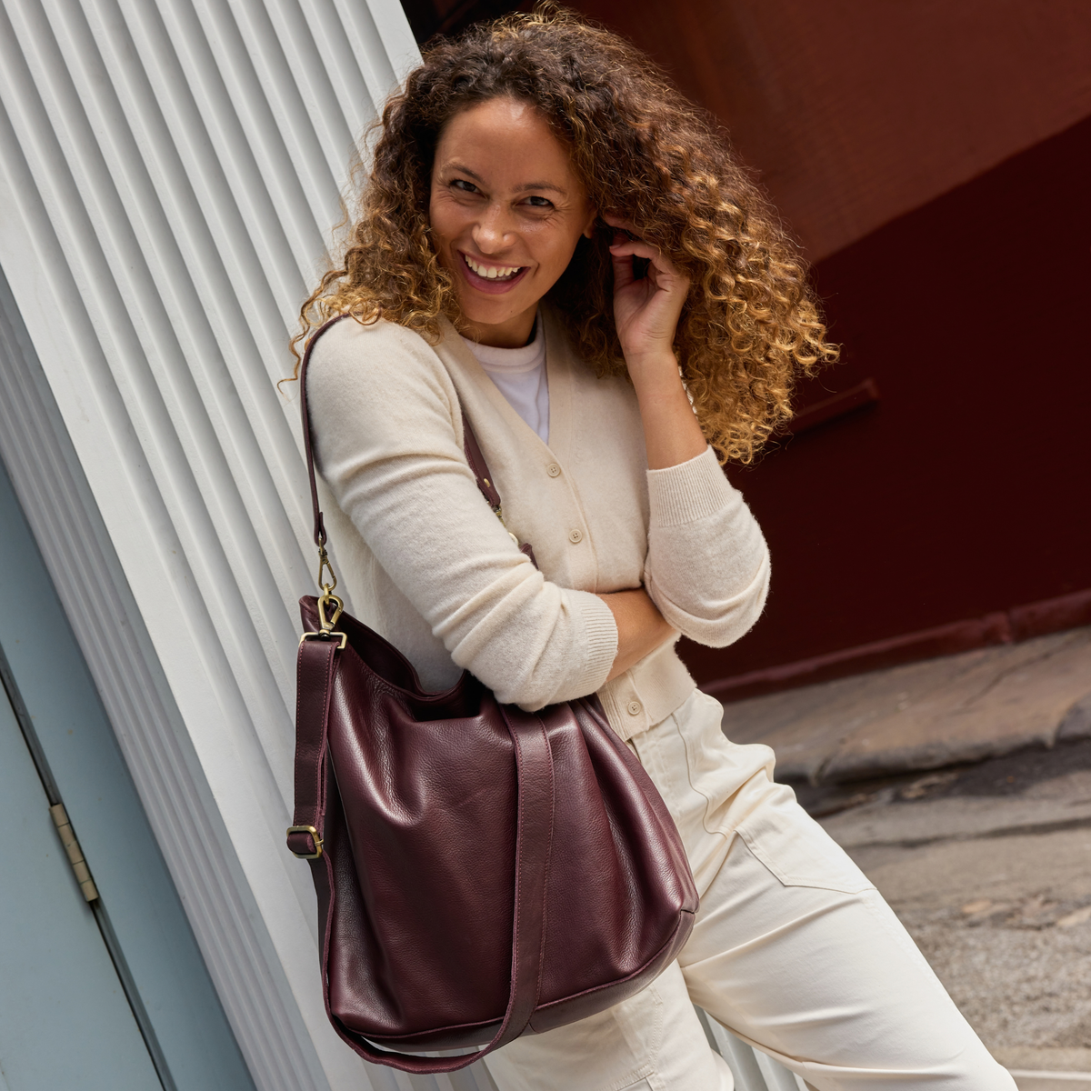 Bree Milled Leather Shoulder Bag - Image 23