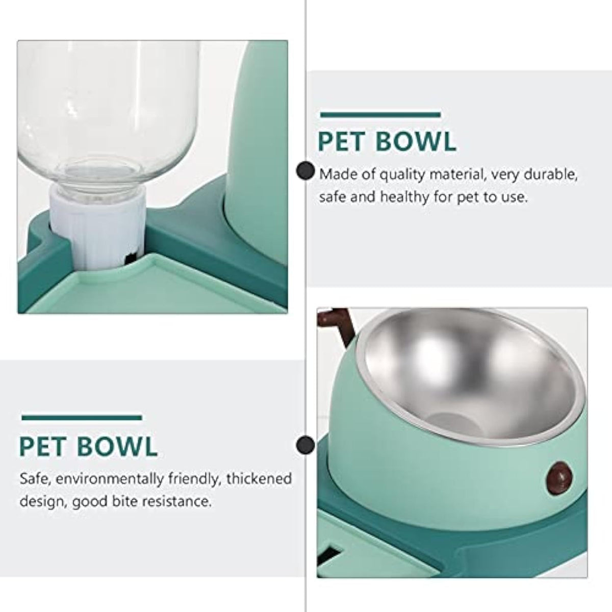 Slow Feeding Pet Bowl with Detachable Water Tray - Image 9