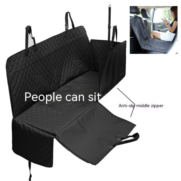 Pet Car Travel Rear Seat Cushion - KC02 Human Pet Co Sitting Sty
