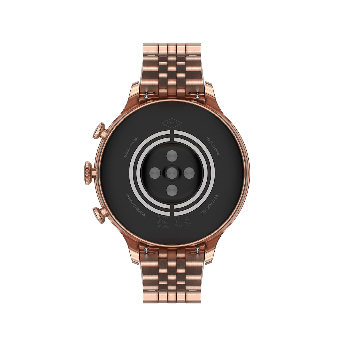 Fossil Gen 6 Smartwatch 42mm Rose Gold-Tone Stainless Steel - Rose Gold - FTW6077V - Image 4