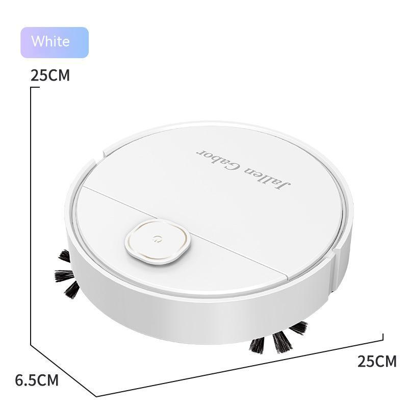 USB Rechargeable Robot Vacuum Cleaner - White