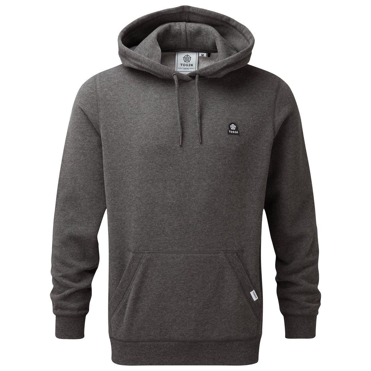 Akerman Mens Supersoft Hoody - Dark Grey Marl - Image 6