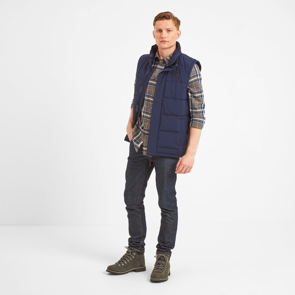 Barmston Mens Insulated Gilet - Navy - Image 3