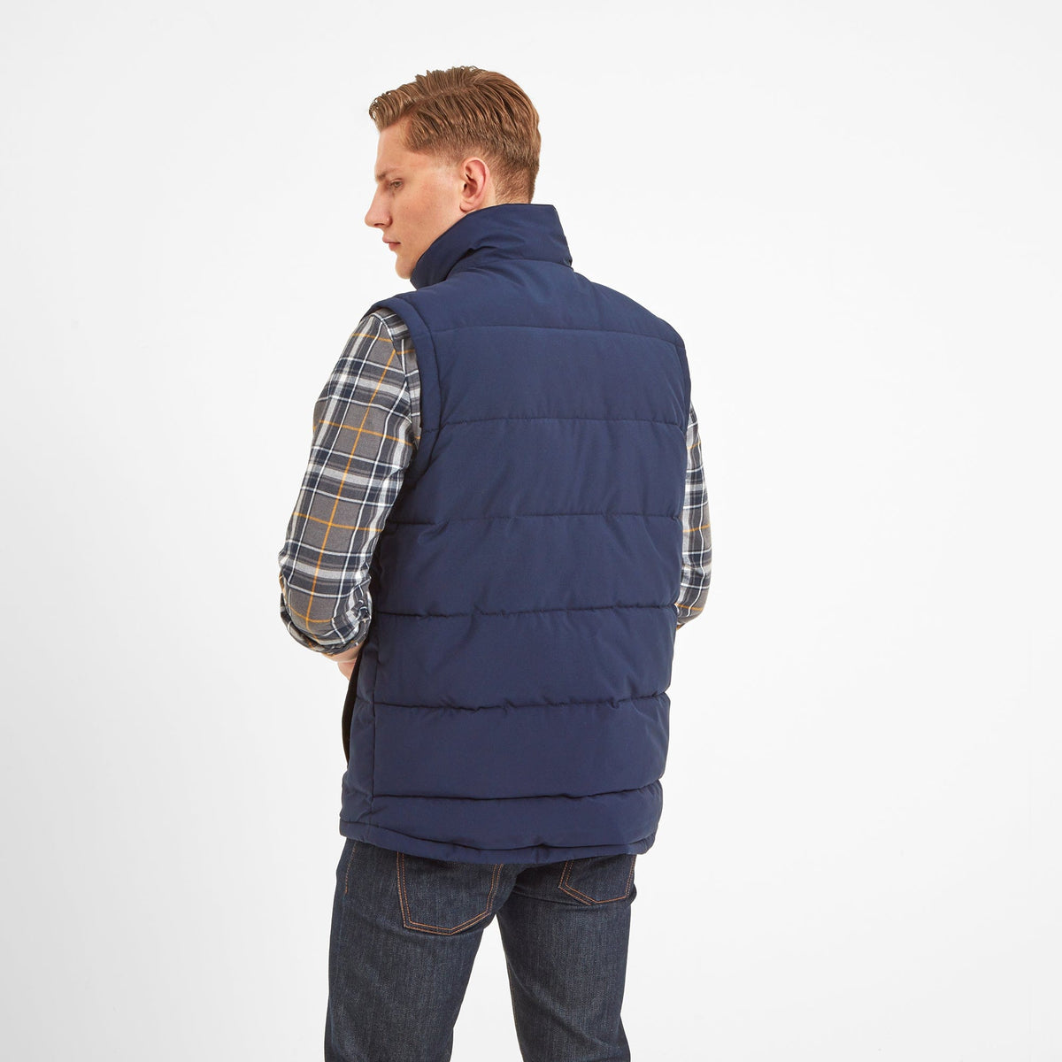 Barmston Mens Insulated Gilet - Navy - Image 2