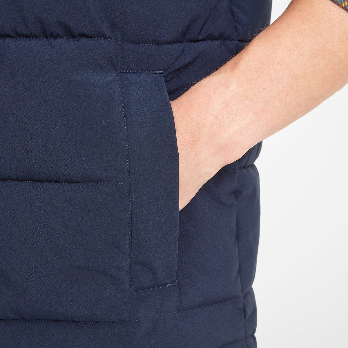 Barmston Mens Insulated Gilet - Navy - Image 5