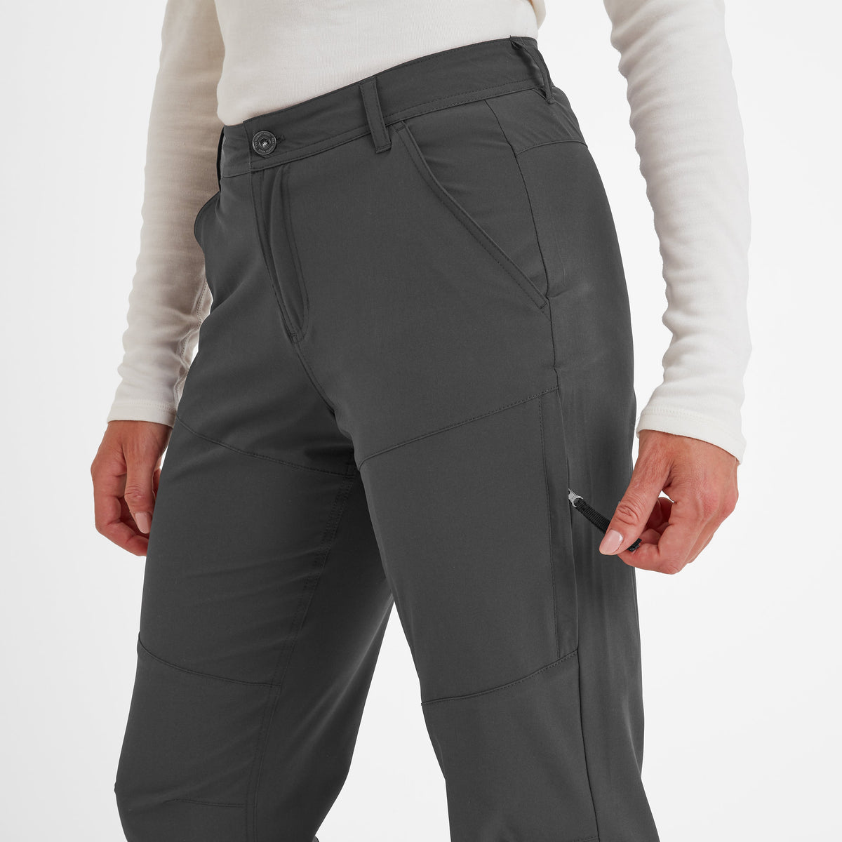 Denver Womens Walking Trousers Short - Storm - Image 4