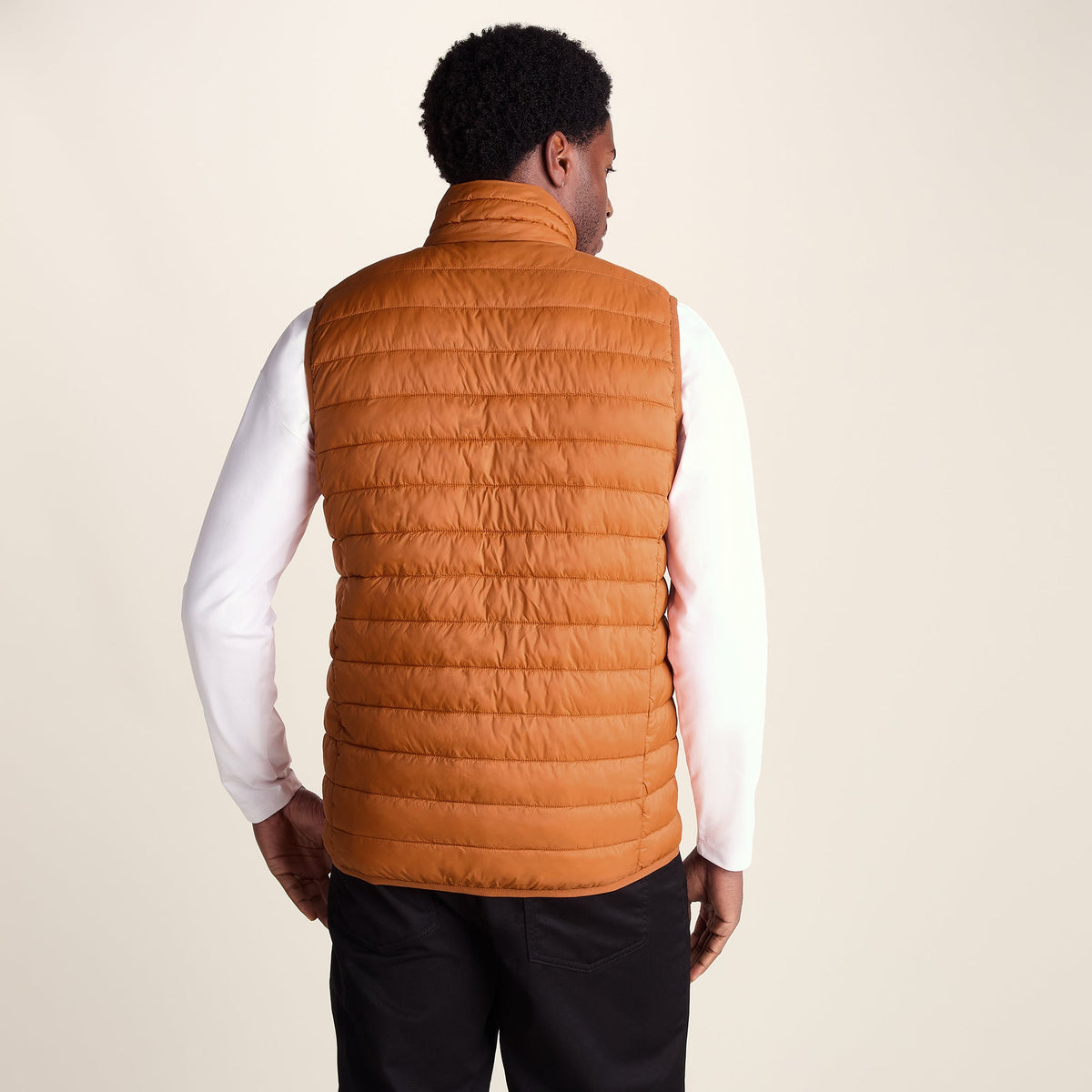 Gibson Mens Insulated Padded Gilet - Mahoganey - Image 3